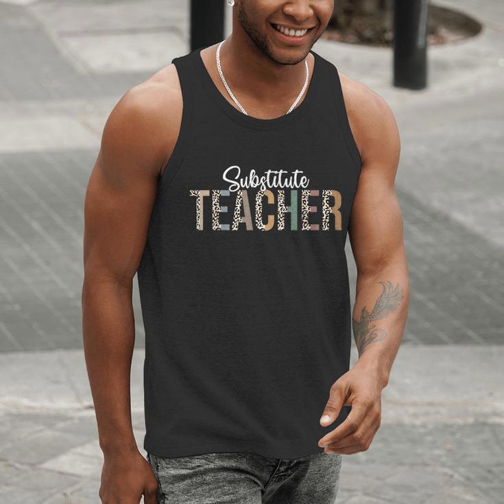 Substitute Teacher Supplies For Teachers Leopard For Men Women Men Tank Top, funny gift Substitute Teacher Supplies For Teachers Leopard For Men Women Men Tank Top, funny gift