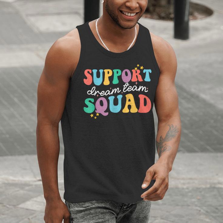 Support Dream Services Team Groovy Teacher Support Squad Men Tank Top, Groovy Teacher Tank Tops, funny gift Support Dream Services Team Groovy Teacher Support Squad Men Tank Top, Groovy Teacher Tank Tops, funny gift
