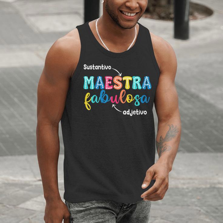 Sustantivo Maestra Fabulosa Adjetivo Spanish Teacher Men Tank Top, funny gift Sustantivo Maestra Fabulosa Adjetivo Spanish Teacher Men Tank Top, funny gift