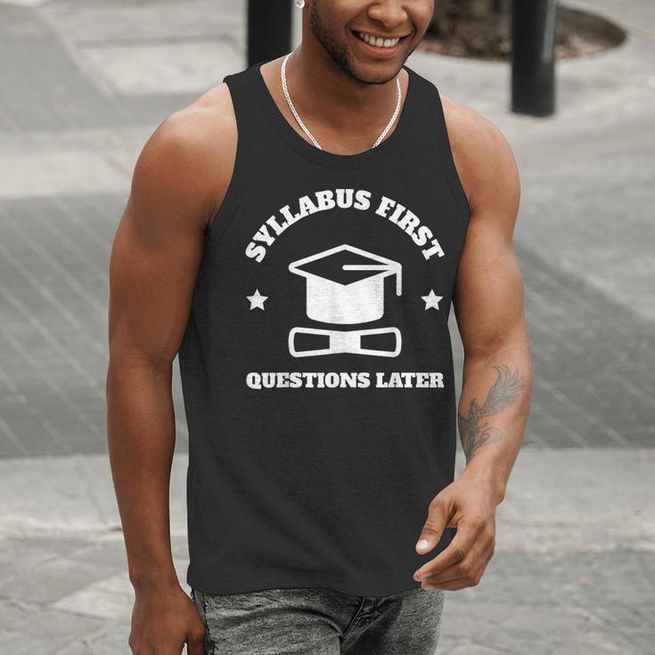 SYLLABUS PROFESSOR TEACHER Men Tank Top, funny gift SYLLABUS PROFESSOR TEACHER Men Tank Top, funny gift