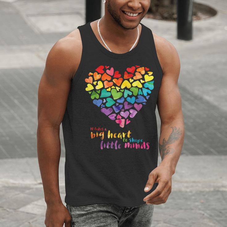 It Takes a Big Heart To Shape Little Minds Teacher Men Tank Top, funny gift It Takes a Big Heart To Shape Little Minds Teacher Men Tank Top, funny gift