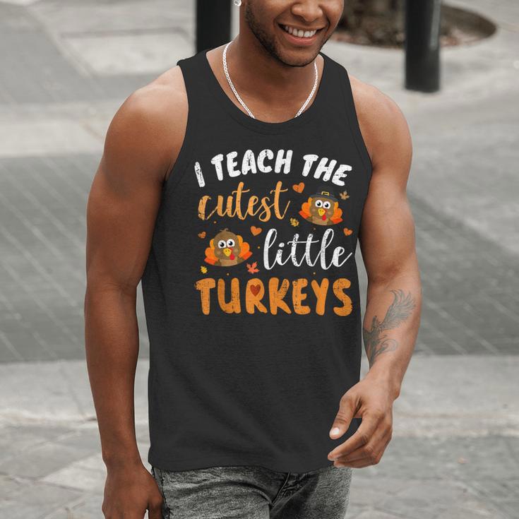 I Teach The Cutest Little Turkeys For Teacher Thanksgiving Men Tank Top, funny gift I Teach The Cutest Little Turkeys For Teacher Thanksgiving Men Tank Top, funny gift