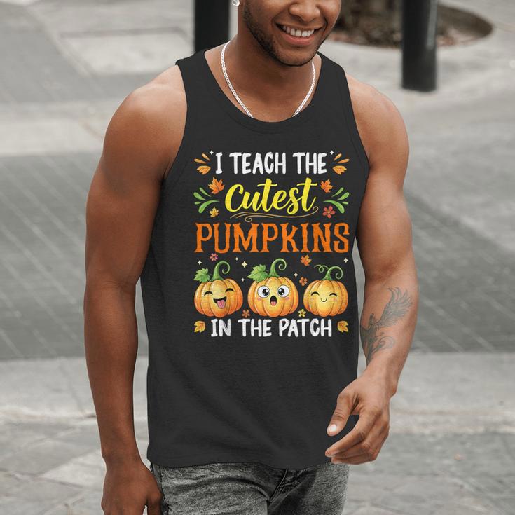 I Teach The Cutest Pumpkins Halloween Teacher Men Tank Top, funny gift I Teach The Cutest Pumpkins Halloween Teacher Men Tank Top, funny gift