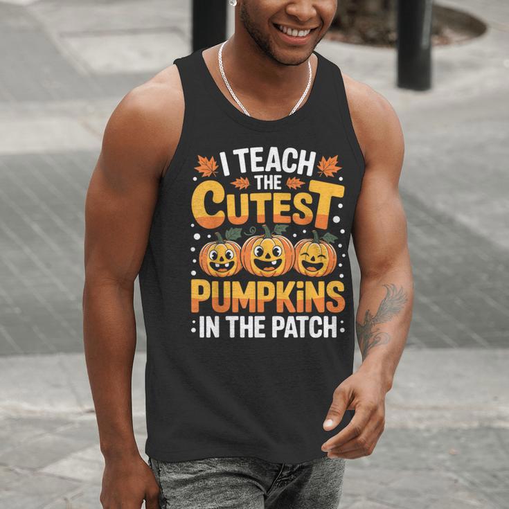 I Teach The Cutest Pumpkins Shirt Teachers Halloween Men Tank Top, funny gift I Teach The Cutest Pumpkins Shirt Teachers Halloween Men Tank Top, funny gift