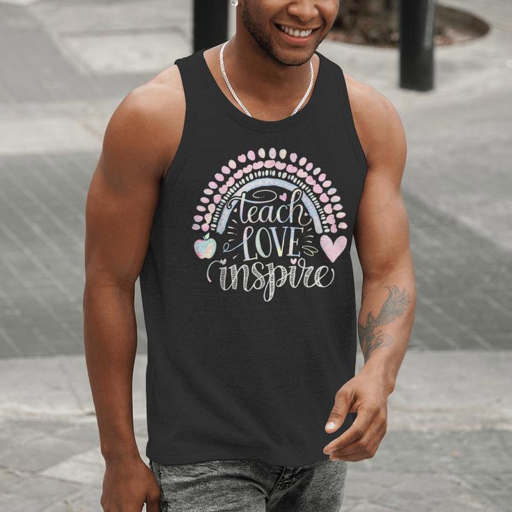 Teach Love Inspire Teacher Men Tank Top, funny gift Teach Love Inspire Teacher Men Tank Top, funny gift