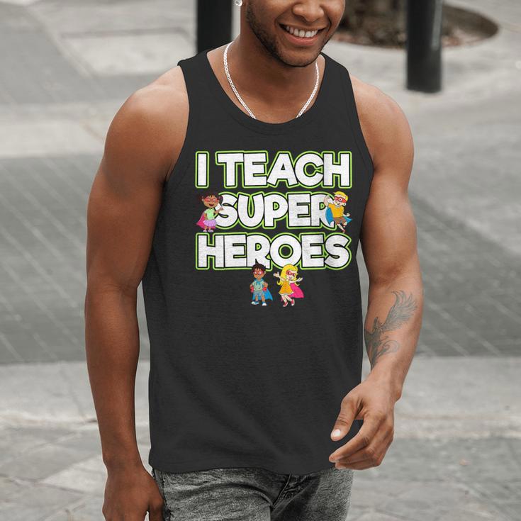 I Teach Superheroes School Teacher Professor Men Tank Top, funny gift I Teach Superheroes School Teacher Professor Men Tank Top, funny gift