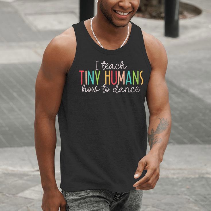 I Teach Tiny Humans How To Dance Ballet Dance Teacher Kids Men Tank Top, funny gift