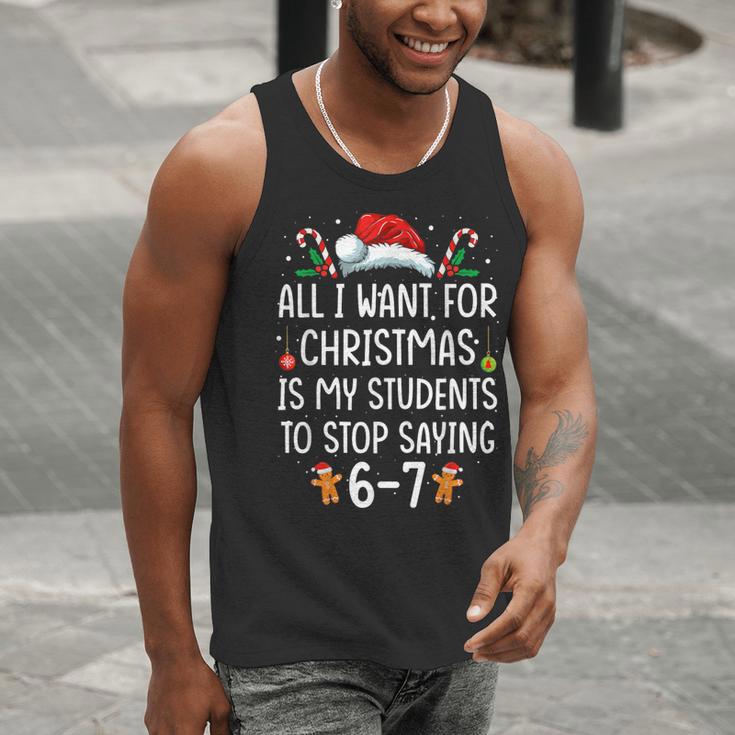 Teacher 67 Christmas Six Seven 6-7 For Men Women Humor Men Tank Top, funny gift Teacher 67 Christmas Six Seven 6-7 For Men Women Humor Men Tank Top, funny gift