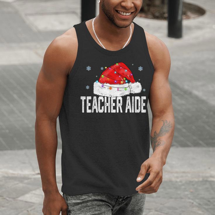 Teacher Aide Christmas Women Family Matching Group Xmas Men Tank Top, funny gift