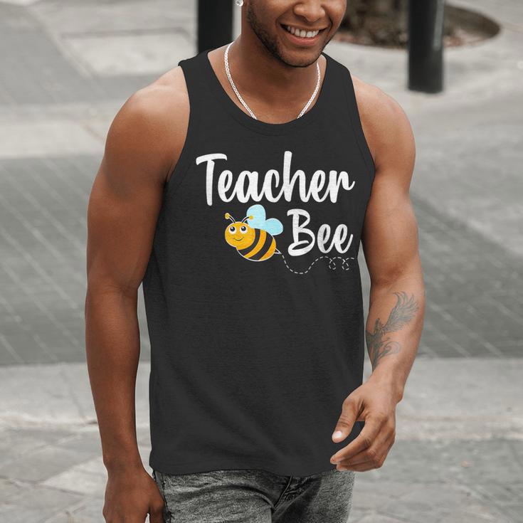 Teacher Bee Bumblebee Back To School Men Tank Top, funny gift Teacher Bee Bumblebee Back To School Men Tank Top, funny gift