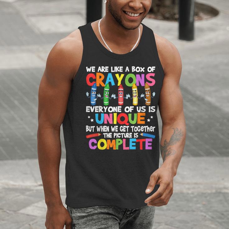 Teacher We Are Like a Box Of Crayons For Men Women Kids Men Tank Top, funny gift Teacher We Are Like a Box Of Crayons For Men Women Kids Men Tank Top, funny gift