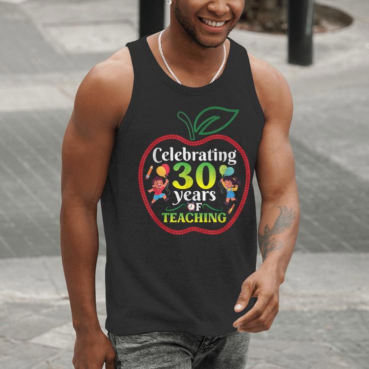 Teacher Celebrating 30 Years Of Teaching Students School Men Tank Top, funny gift
