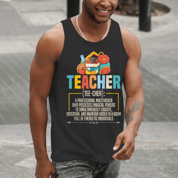 Teacher Definition Teaching School Teacher Men Women Men Tank Top, funny gift Teacher Definition Teaching School Teacher Men Women Men Tank Top, funny gift