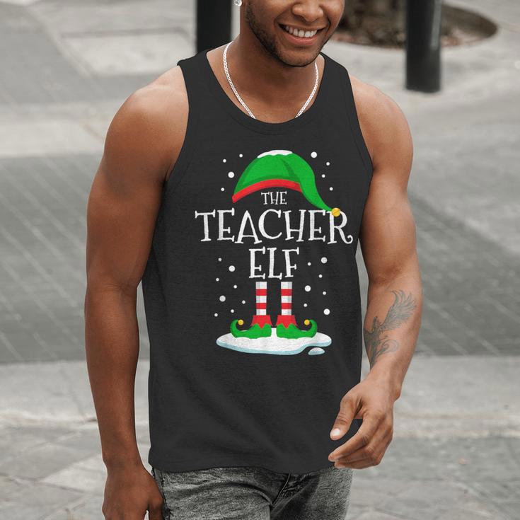 The Teacher Elf Christmas Family Matching Xmas Group For Men Women Men Tank Top, funny gift