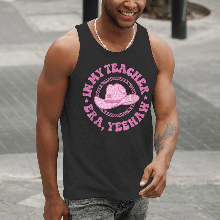 In My Teacher Era Yeehaw Pink Teacher Western Cowgirl Men Tank Top, funny gift In My Teacher Era Yeehaw Pink Teacher Western Cowgirl Men Tank Top, funny gift