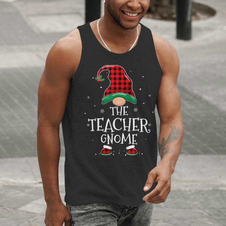 Teacher Gnome Xmas Family Matching Plaid Christmas Gnomes Men Tank Top, funny gift Teacher Gnome Xmas Family Matching Plaid Christmas Gnomes Men Tank Top, funny gift