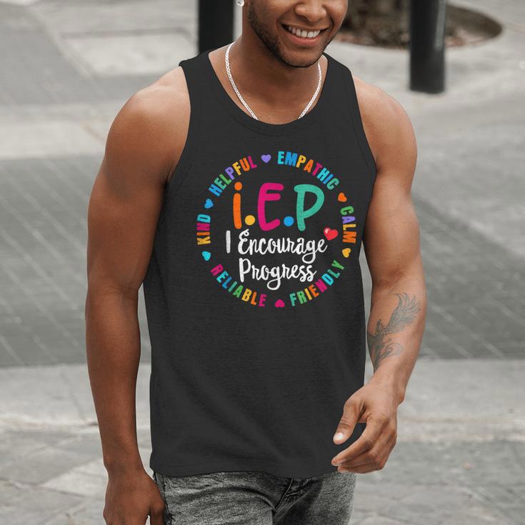 Teacher IEP IEP Encourage Progress Special Education Men Tank Top, funny gift