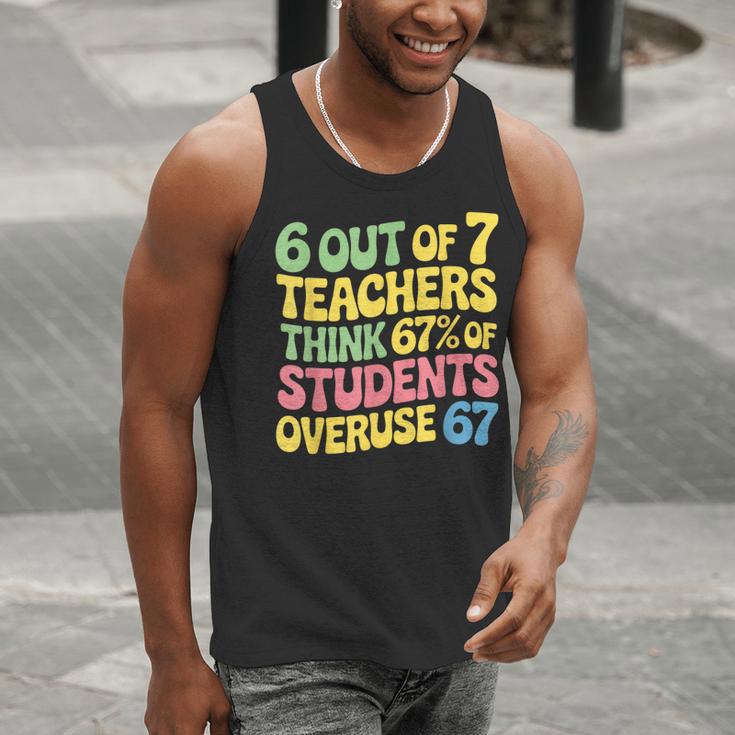 Teacher Overuse 67 Teacher Men Tank Top, funny gift