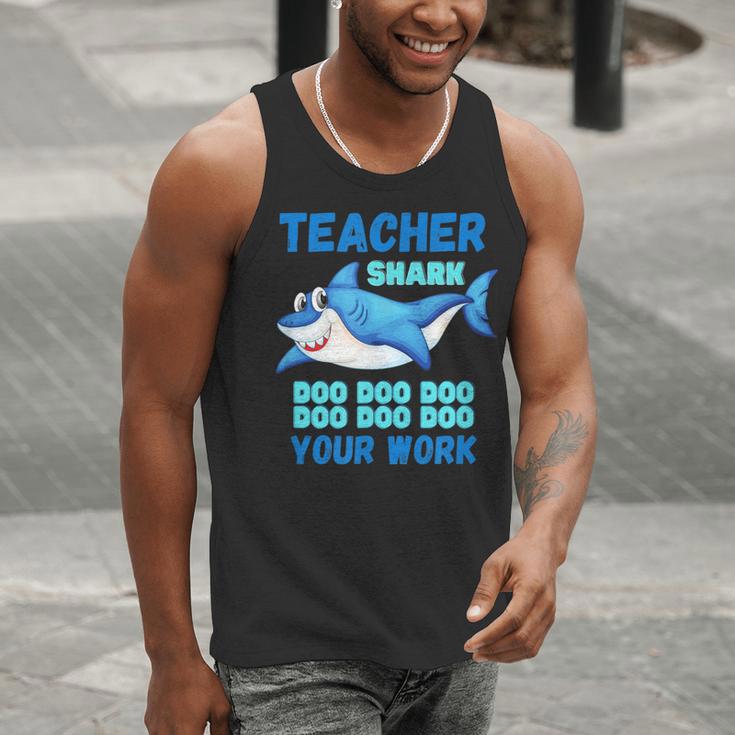 Teacher Shark Do Your Work Men Tank Top, funny gift Teacher Shark Do Your Work Men Tank Top, funny gift