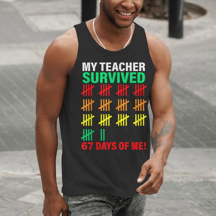 My Teacher Survived 67 Days Of Me School Kids Costume Men Tank Top, funny gift My Teacher Survived 67 Days Of Me School Kids Costume Men Tank Top, funny gift