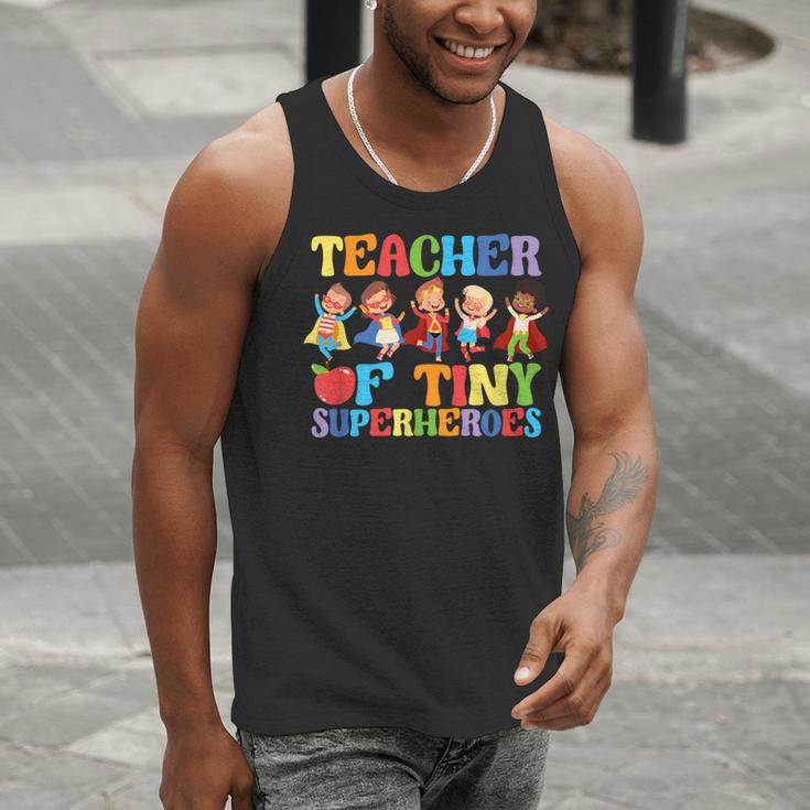 Teacher Of Tiny Superheroes Teach 100th Day Of School Men Tank Top, funny gift Teacher Of Tiny Superheroes Teach 100th Day Of School Men Tank Top, funny gift