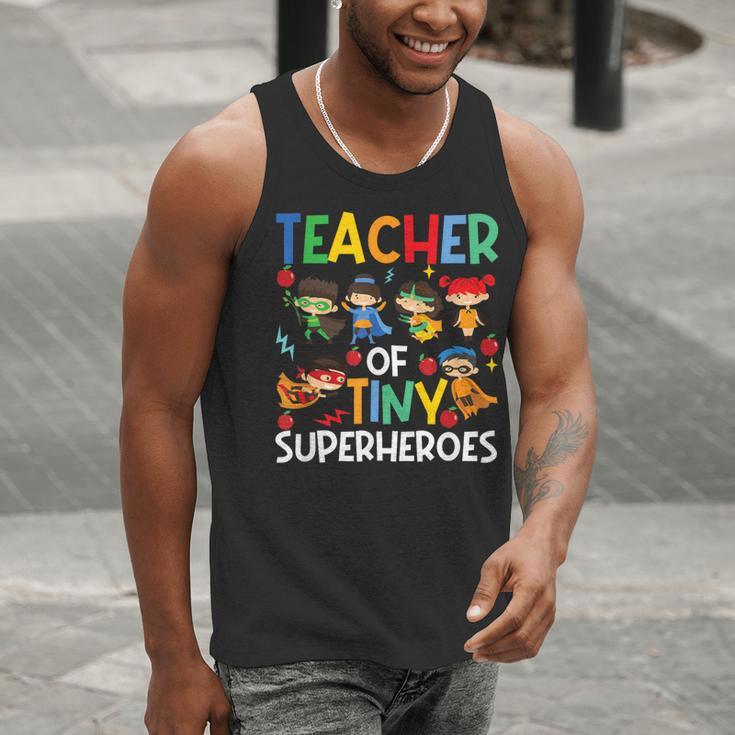 Teacher Of Tiny Superheroes Teach 100th Day Of School Men Women Girls Kids Men Tank Top, funny gift