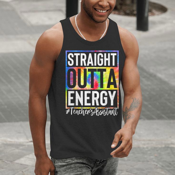 Teacher's Assistant Straight Outta Energy Teaching Tie Dye For Men Women Men Tank Top, funny gift Teacher's Assistant Straight Outta Energy Teaching Tie Dye For Men Women Men Tank Top, funny gift