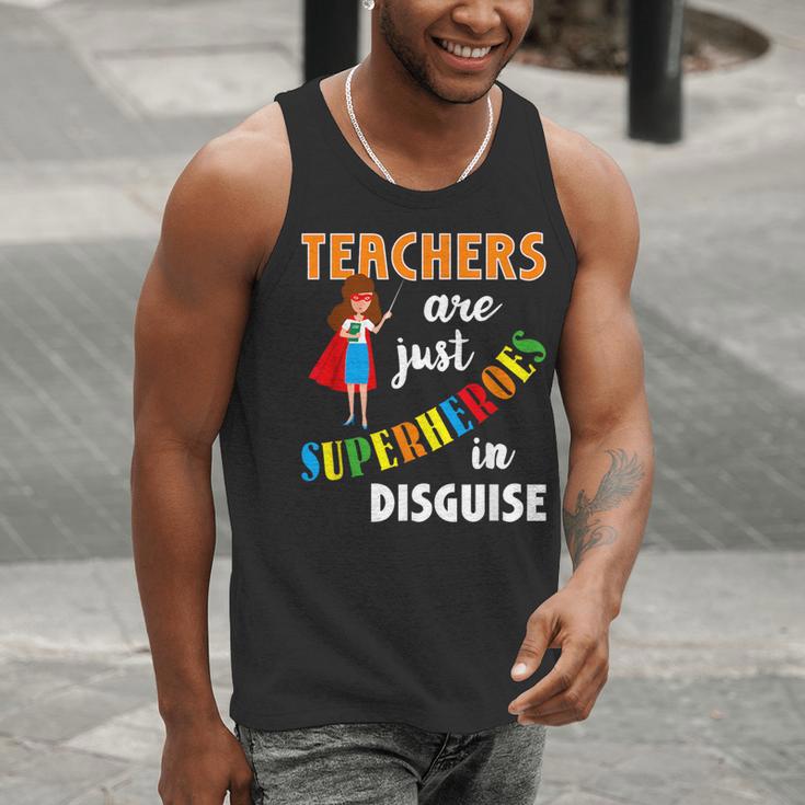 Teachers Are Superheroes Graduation School Teachers Men Tank Top, funny gift