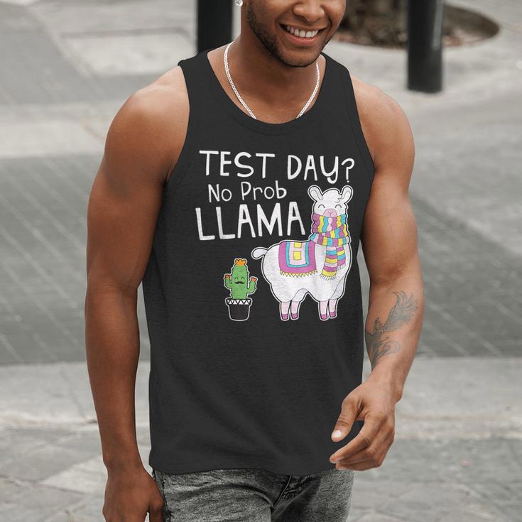 Teachers Testing Day Test Day No Prob Llama Teacher Men Tank Top, funny gift Teachers Testing Day Test Day No Prob Llama Teacher Men Tank Top, funny gift