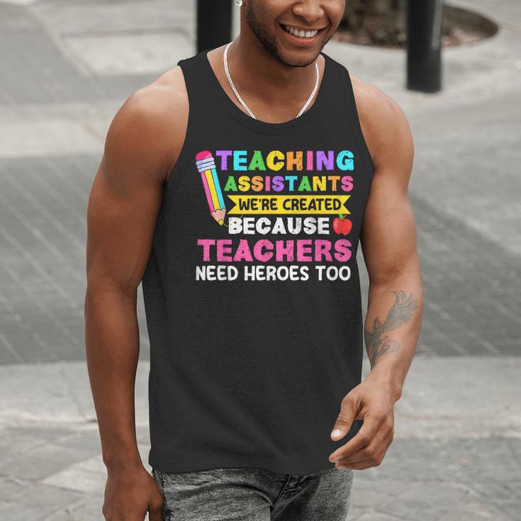 Teaching Assistants Were Create Because Teacher Needs Heroes Men Tank Top, funny gift Teaching Assistants Were Create Because Teacher Needs Heroes Men Tank Top, funny gift