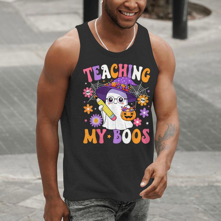 Teaching My Boos Teacher Ghost Teach Halloween Teacher Men Tank Top, funny gift Teaching My Boos Teacher Ghost Teach Halloween Teacher Men Tank Top, funny gift