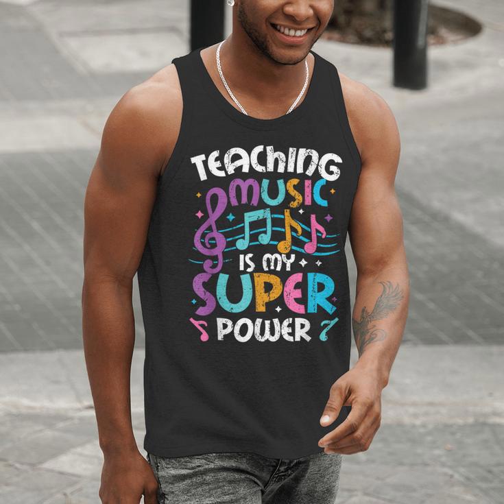 Teaching Music Is My Superpower Music Teacher For Men Women Kids Men Tank Top, funny gift