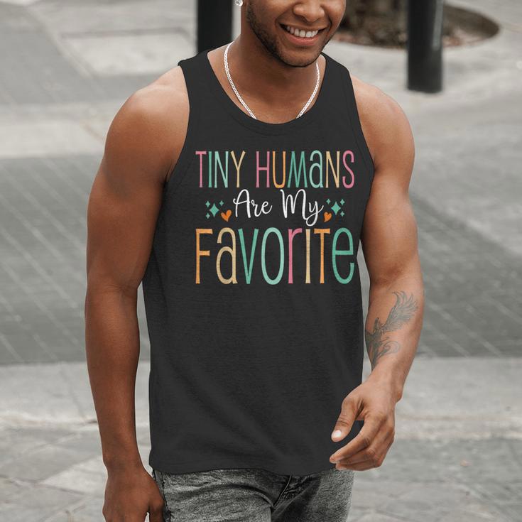Teaching Preschool Teacher Tiny Humans Are My Favorite Men Tank Top, funny gift