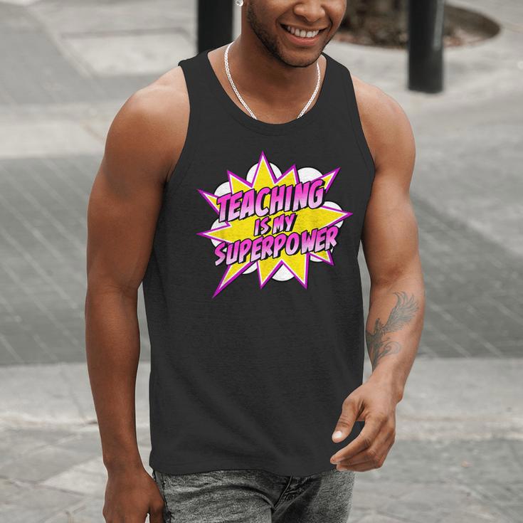 Teaching Is My Superpower Retro Comic Super Teacher Men Tank Top, Super Teacher Tank Tops, funny gift Teaching Is My Superpower Retro Comic Super Teacher Men Tank Top, Super Teacher Tank Tops, funny gift