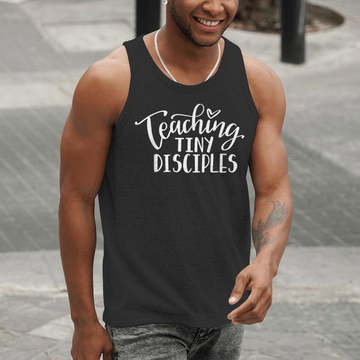 Teaching Tiny Disciples Christian Teacher Men Tank Top, funny gift Teaching Tiny Disciples Christian Teacher Men Tank Top, funny gift