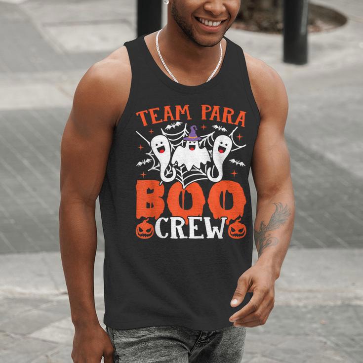 Team Para Boo Crew Halloween Ghost Paraprofessional Teacher Men Tank Top, funny gift Team Para Boo Crew Halloween Ghost Paraprofessional Teacher Men Tank Top, funny gift