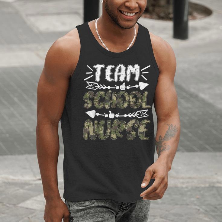 Team School Nurse Camo Teacher Student Back To School For Men Women Men Tank Top, funny gift Team School Nurse Camo Teacher Student Back To School For Men Women Men Tank Top, funny gift