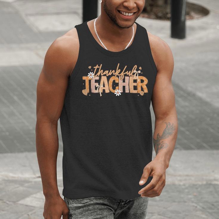 Thankful Teacher Autumn Fall Teacher Thanksgiving Youth Men Tank Top, funny gift Thankful Teacher Autumn Fall Teacher Thanksgiving Youth Men Tank Top, funny gift