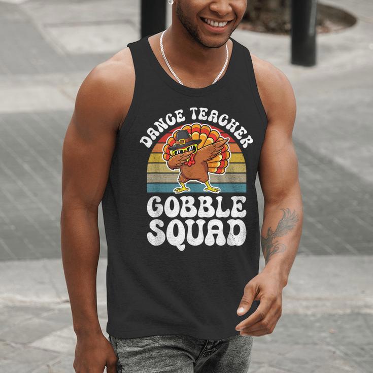 Thanksgiving Dance Teacher Gobble Squad Turkey Men Tank Top, funny gift