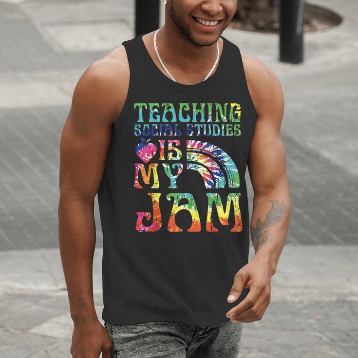 Tie Dye Teaching Social Studies Is My Jam Sunglasses Teacher Men Tank Top, funny gift Tie Dye Teaching Social Studies Is My Jam Sunglasses Teacher Men Tank Top, funny gift