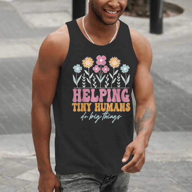Tiny People Help Do Big Things Nursery Teacher Men Tank Top, funny gift Tiny People Help Do Big Things Nursery Teacher Men Tank Top, funny gift