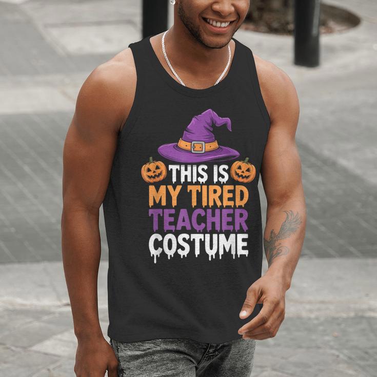 This Is My Tired Teacher Costume Halloween Men Tank Top, funny gift This Is My Tired Teacher Costume Halloween Men Tank Top, funny gift