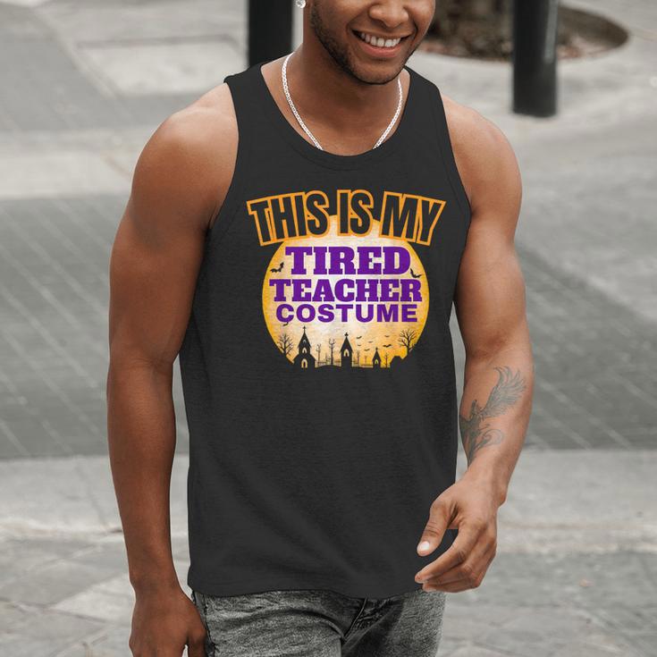 This Is My Tired Teacher Costume Halloween Teachers Men Tank Top, funny gift This Is My Tired Teacher Costume Halloween Teachers Men Tank Top, funny gift