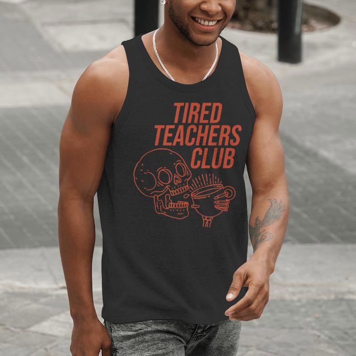Tired Teachers Club Men Tank Top, funny gift