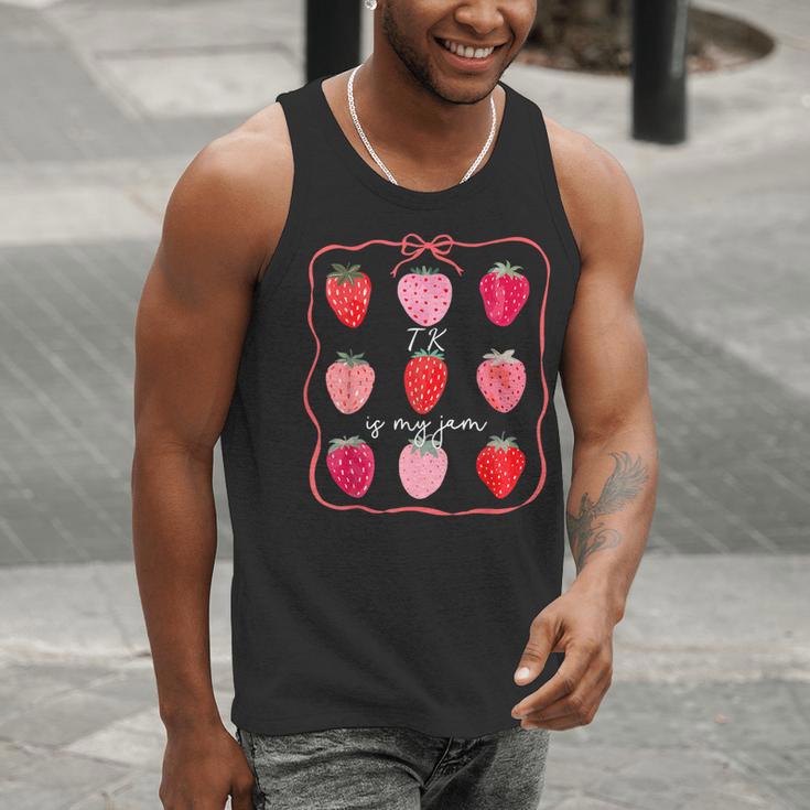 TK Is My Jam Transitional Kindergarten TK Teacher Strawberry Men Tank Top, funny gift TK Is My Jam Transitional Kindergarten TK Teacher Strawberry Men Tank Top, funny gift