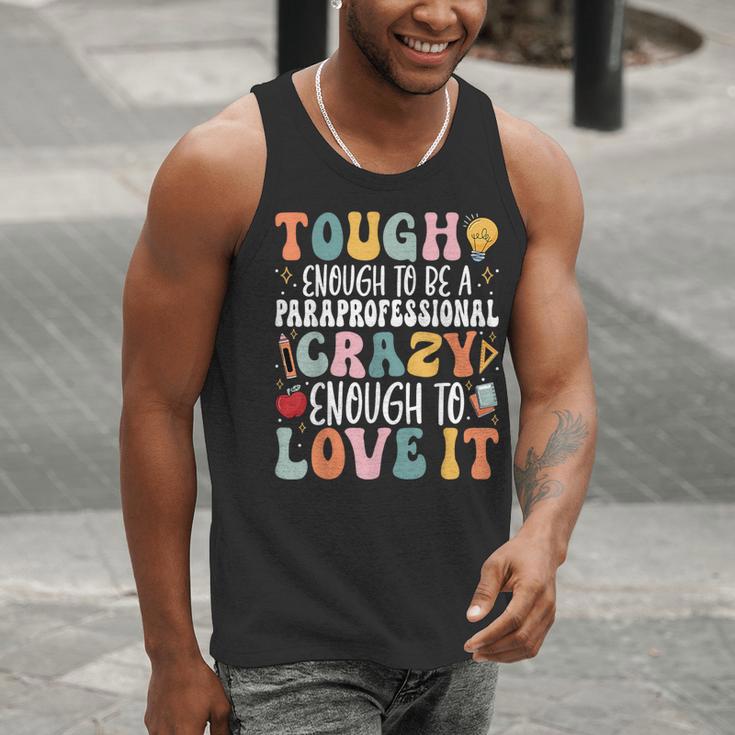 Tough Enough To Be a Paraprofessional Groovy Sped Teacher Men Tank Top, Groovy Teacher Tank Tops, funny gift Tough Enough To Be a Paraprofessional Groovy Sped Teacher Men Tank Top, Groovy Teacher Tank Tops, funny gift