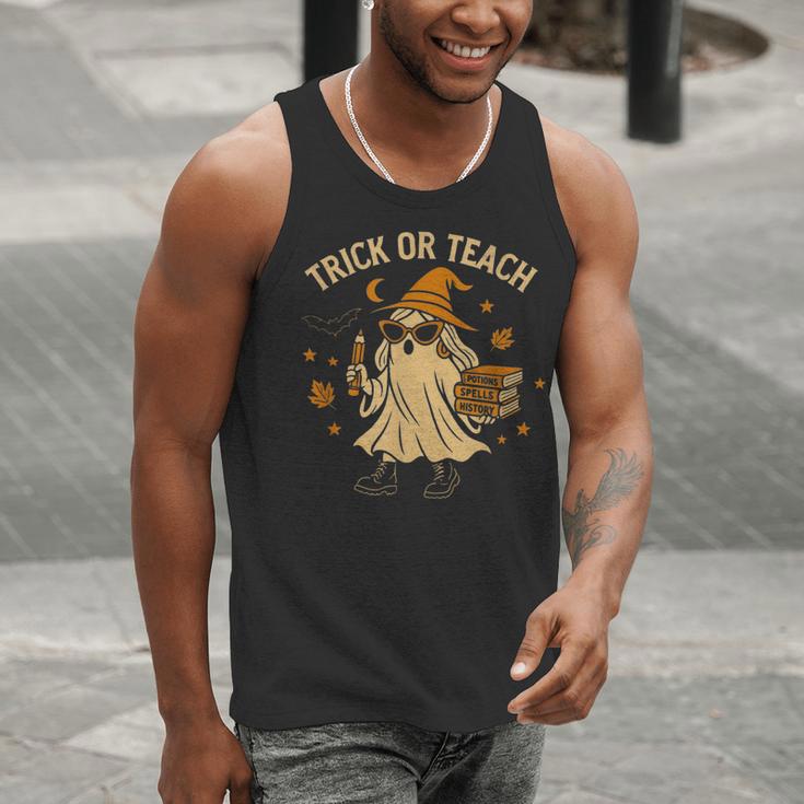 Trick Or Teach Halloween Teacher Men Tank Top, funny gift Trick Or Teach Halloween Teacher Men Tank Top, funny gift