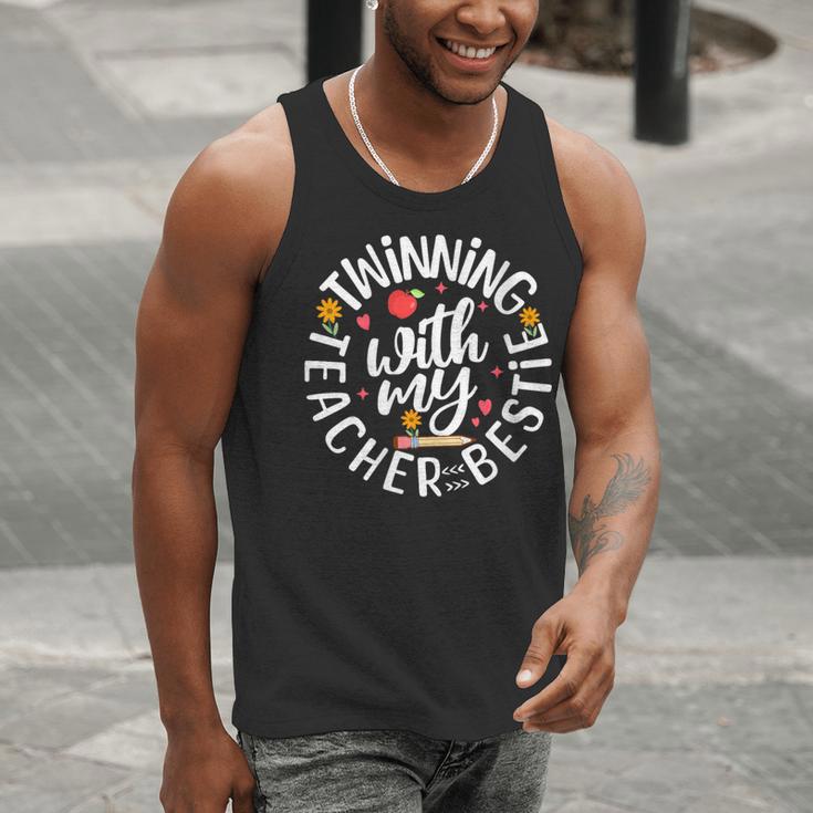 Twin Day For Spirit Week Teacher Bestie Matching Men Tank Top, funny gift Twin Day For Spirit Week Teacher Bestie Matching Men Tank Top, funny gift