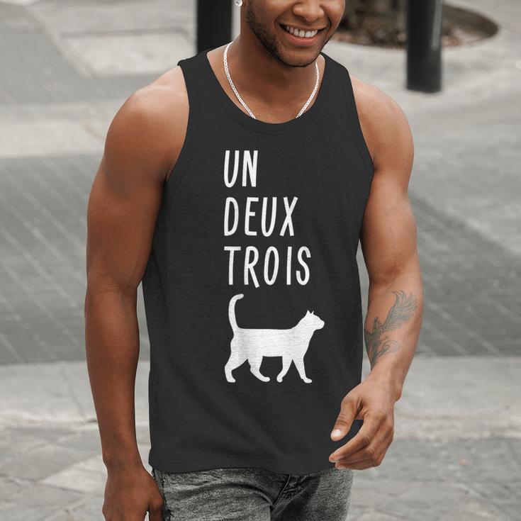 Un Deux Trois Cat Shirt French Teacher Men Tank Top, funny gift Un Deux Trois Cat Shirt French Teacher Men Tank Top, funny gift