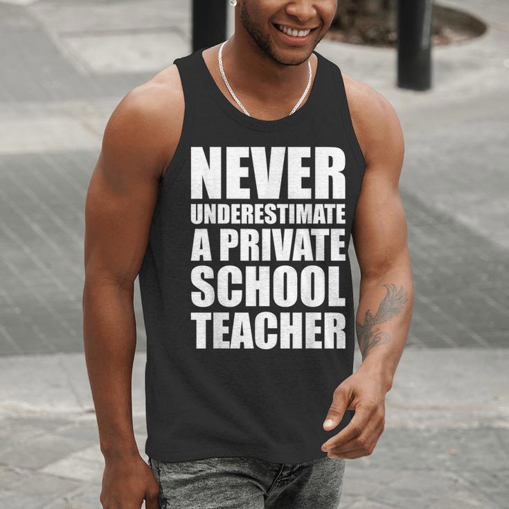 Never Underestimate A Private School Teacher Back To School Men Tank Top, funny gift Never Underestimate A Private School Teacher Back To School Men Tank Top, funny gift